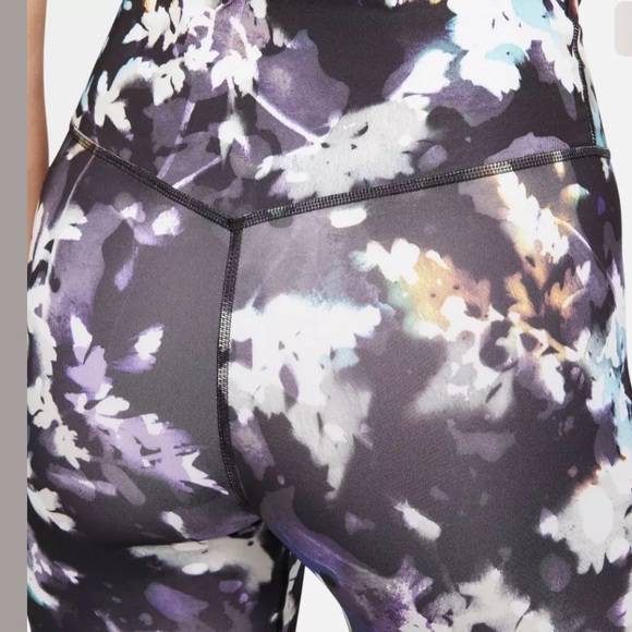 Nike Leggings Athletic Running Washed Floral - Picture 5 of 5